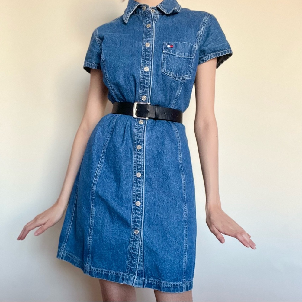 🔻Vintage 90s TOMMY HILFIGER Jean Dress🔻